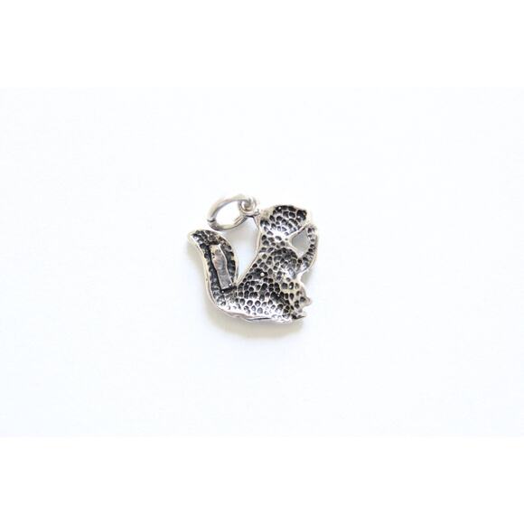 Sterling Silver Squirrel Charm, Squirrel Charm - Picture 5 of 5